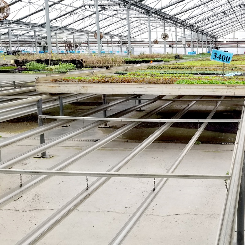 biotherm solutions duofin heating installed under a greenhouse bench