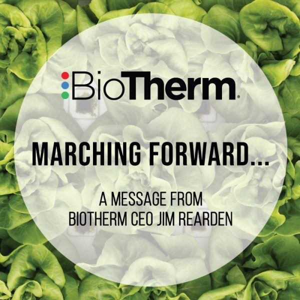Logotipo de BioTherm Marching Forward